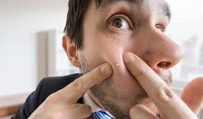 picking pimples